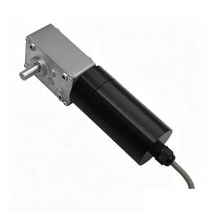 IP68 Submersible Waterproof DC Gear Motor 12V 24V - 70KG.CM High Torque Worm Gearbox Motor with Custom Shaft Support - 副本